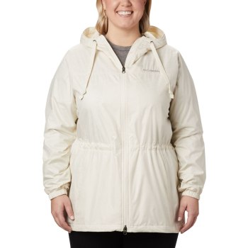 Columbia Auroras Wake III Mid Plus Size, Chamarras Creme Para Mujer | 120974-BUQ